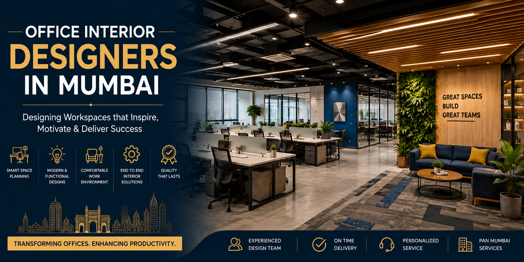 Office Interior Designers in Mumbai